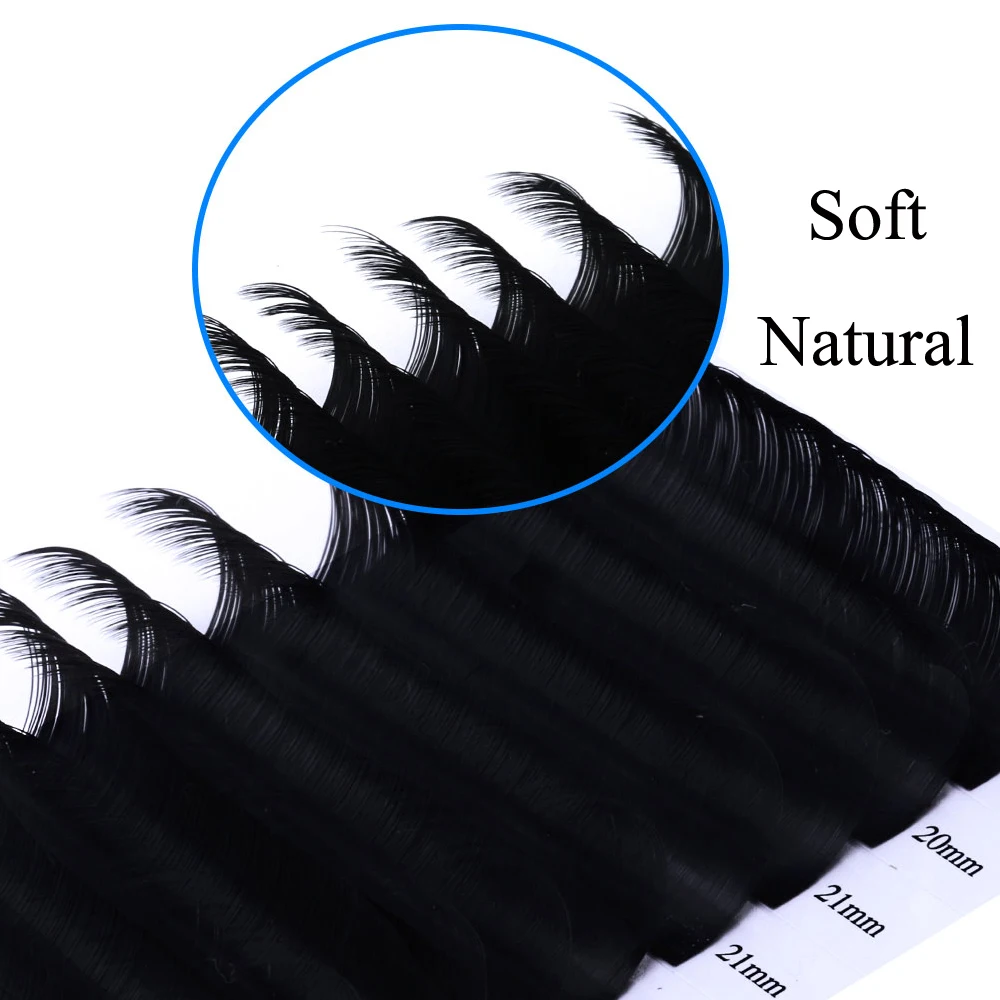 16Lines Individual Eyelash Extension 15-22mm Mix C D CC SS Faux Cils Mink Eyelashes False Eyelashes Maquiagem Cilios Postico