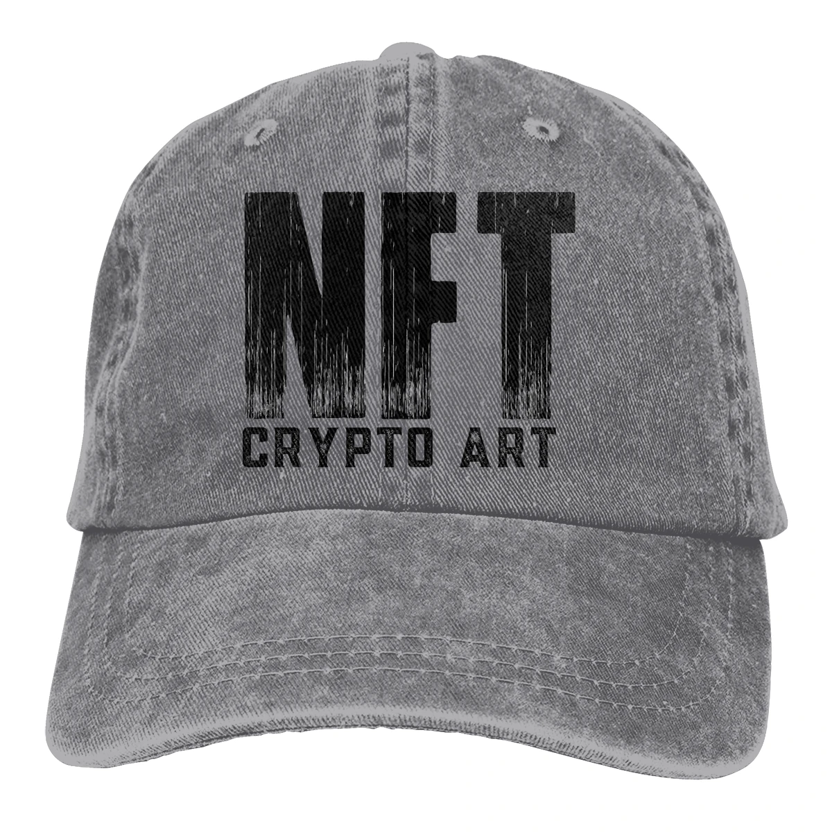 Vintage Nft Crypto Art Typography Baseball Cap Men NFT CryptoPunk YABC Caps colors Women Summer Snapback Caps