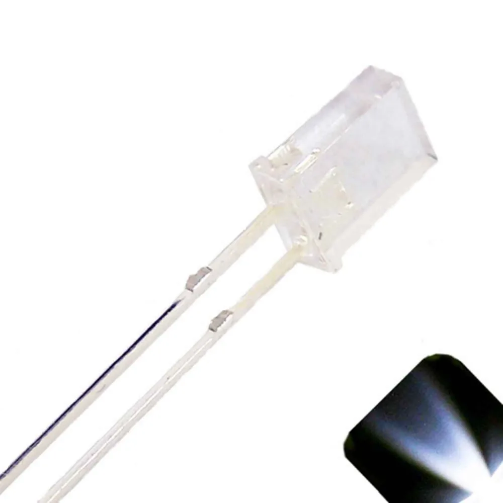 1000PCS 2*3*4 Quadratische Transparente Leuchtdiode Rot Gelb Grün Blau hohe helle Leuchtdiode 2x3x4 LED Diode – Detail 1