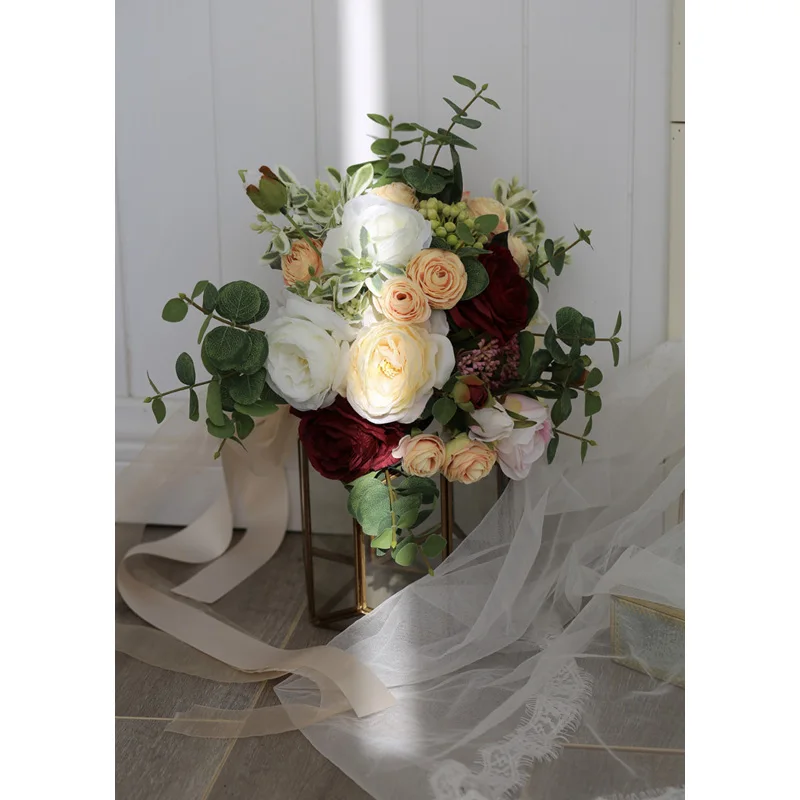 Gorgeous Wedding Bouquet New Arrival Free Shipping Wedding Accessories Bridal Bouquets 25*45cm