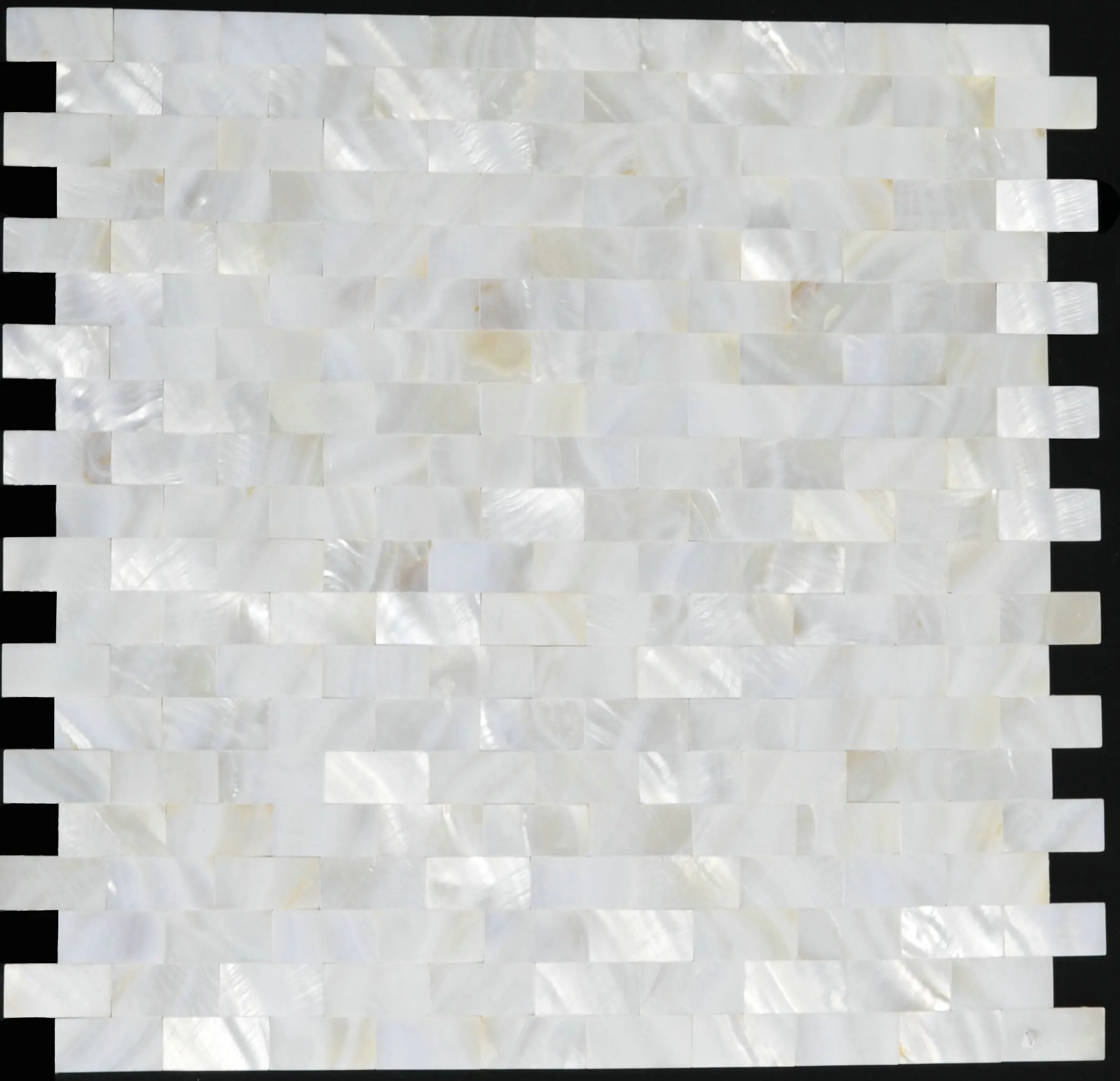 

Groutless Seamless Subway White Mother of Pearl Kitchen Backsplash Bathroom Wall Flooring Tile MOP008