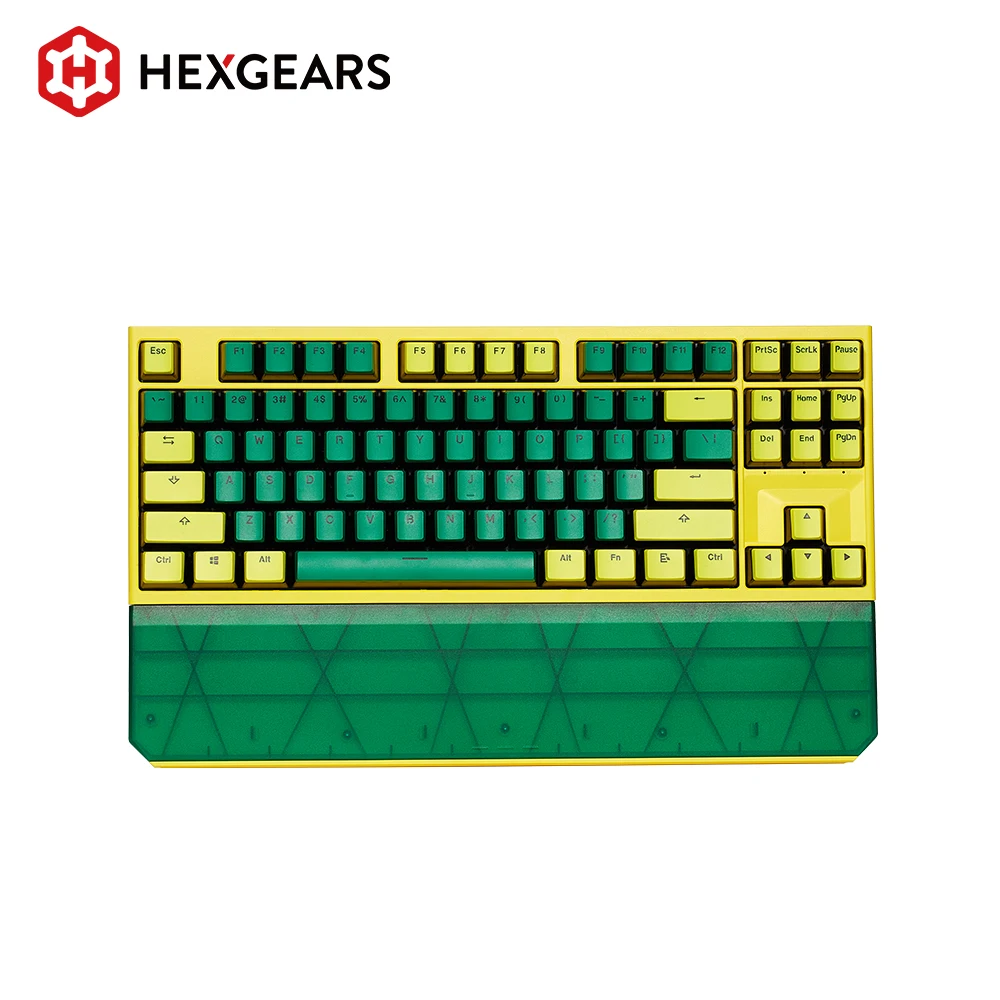 

HEXGEARS X3 87 Key Mechanical Keyboard Kailh BOX Canary Switch Gamer Keyboard Hand Rest PBT Keycap USB /2.4G Wireless teclado