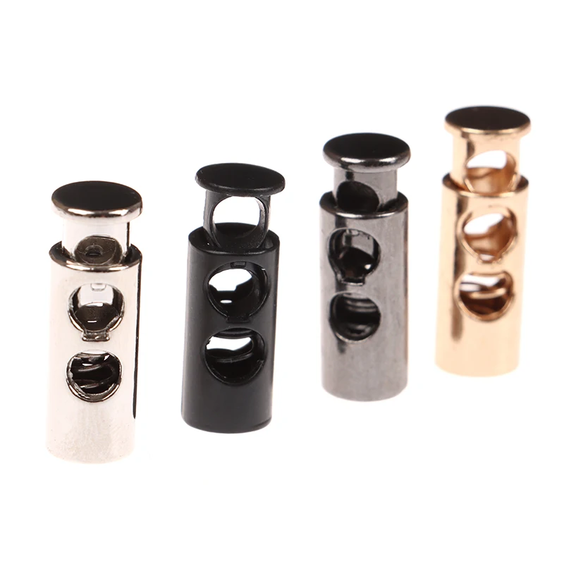 10pcs Vintage Metal Color Stopper DIY Apparel Sewing Accessories Metal Clamp Stopper Cord Lock Toggle