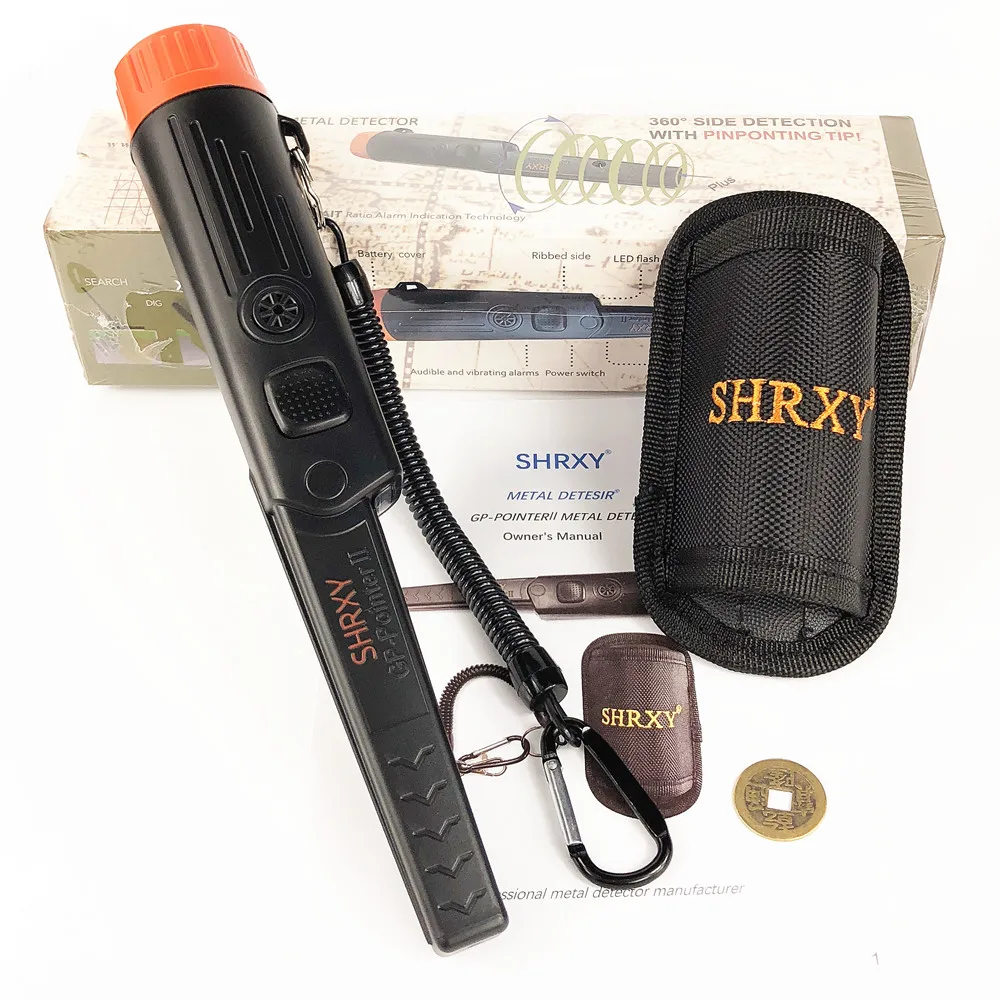 Sensitive GP-pointer Gold Metal Detector Pronter Pinpointing Gold Detector Waterproof Static Alarm with Bracelet