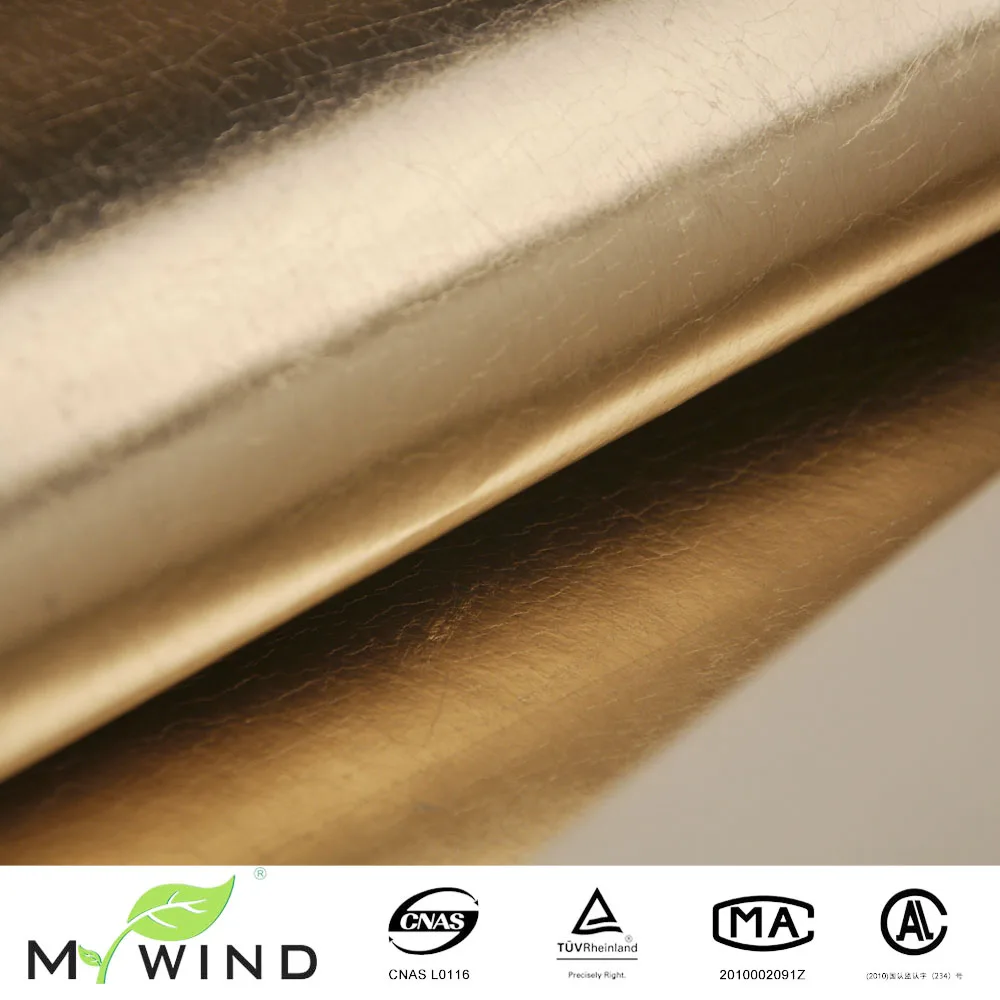 MYWIND  gold Champagne fiol wallcoverings metallic wall paper luxury wall covering hall decor wallpaper