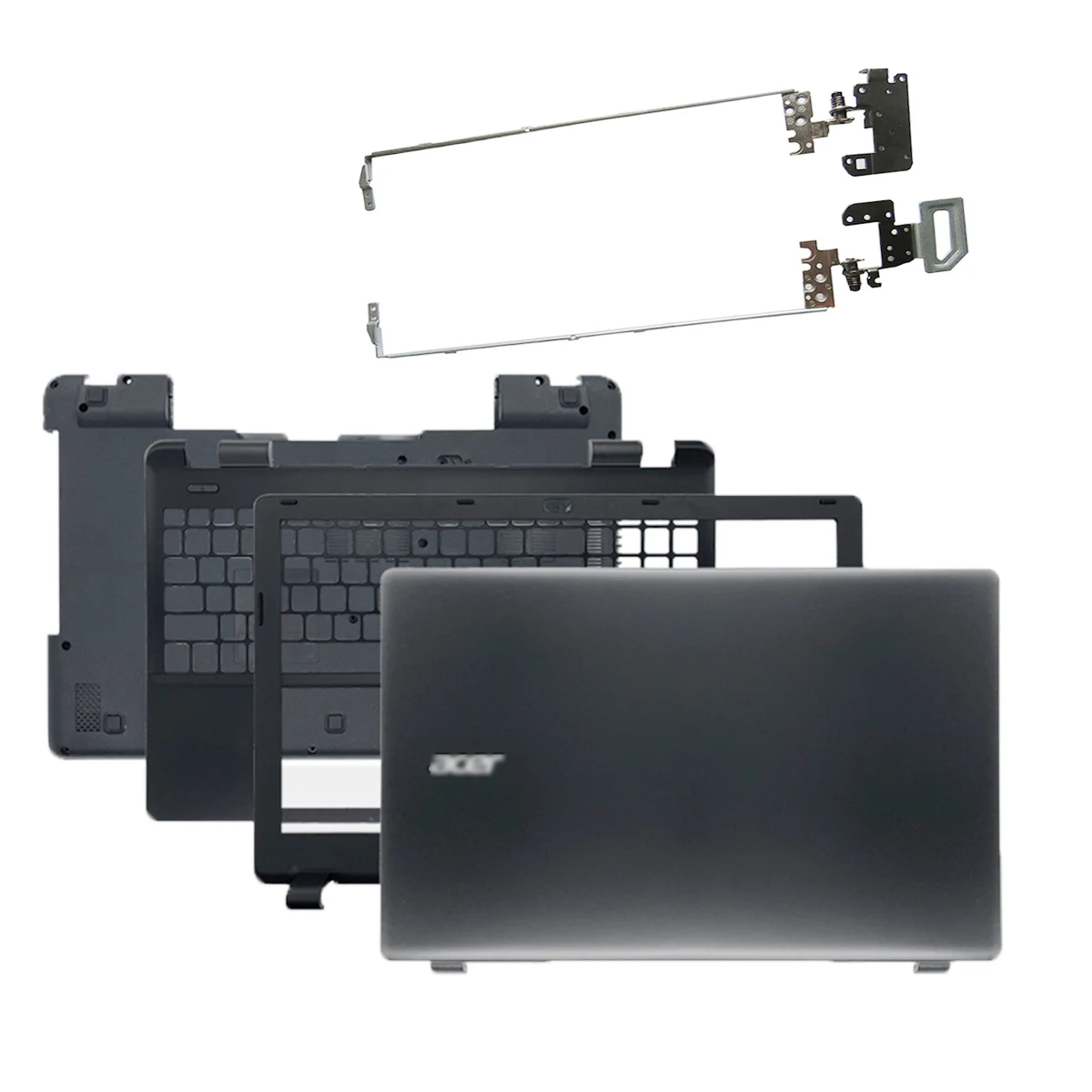 

NEW Laptop LCD Back Cover/Front Bezel/Hinges/Palmrest/Bottom Case For Acer Aspire E5-571 E5-571G E5-551G E5-521 E5-511 V3-532