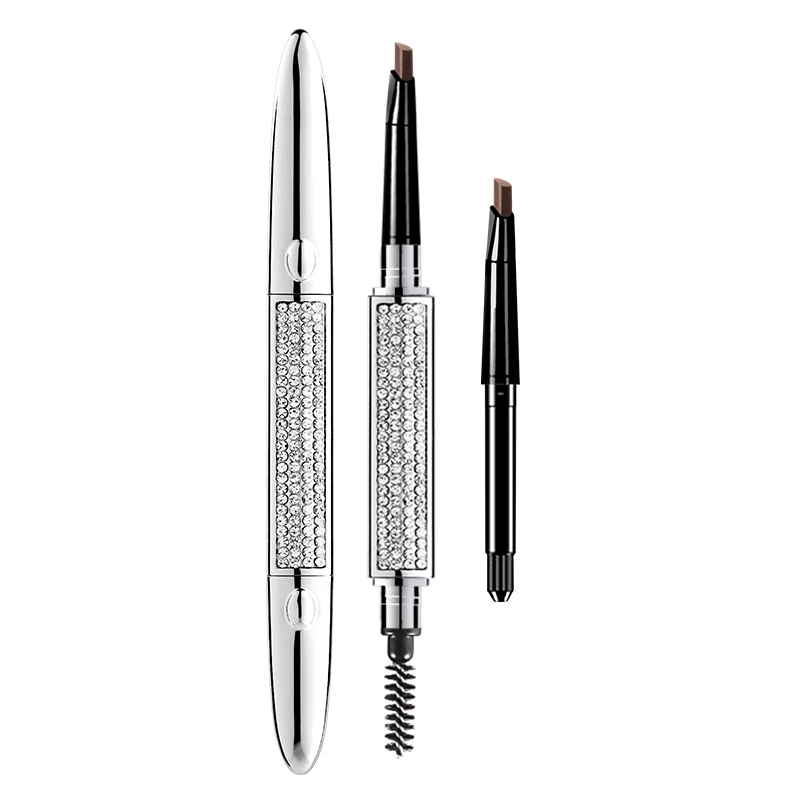 Star Diamond Queen Shell Eyebrow Pencil 3 colors Brown Coffee Natural Makeup Waterproof Long lasting Brows Makeup