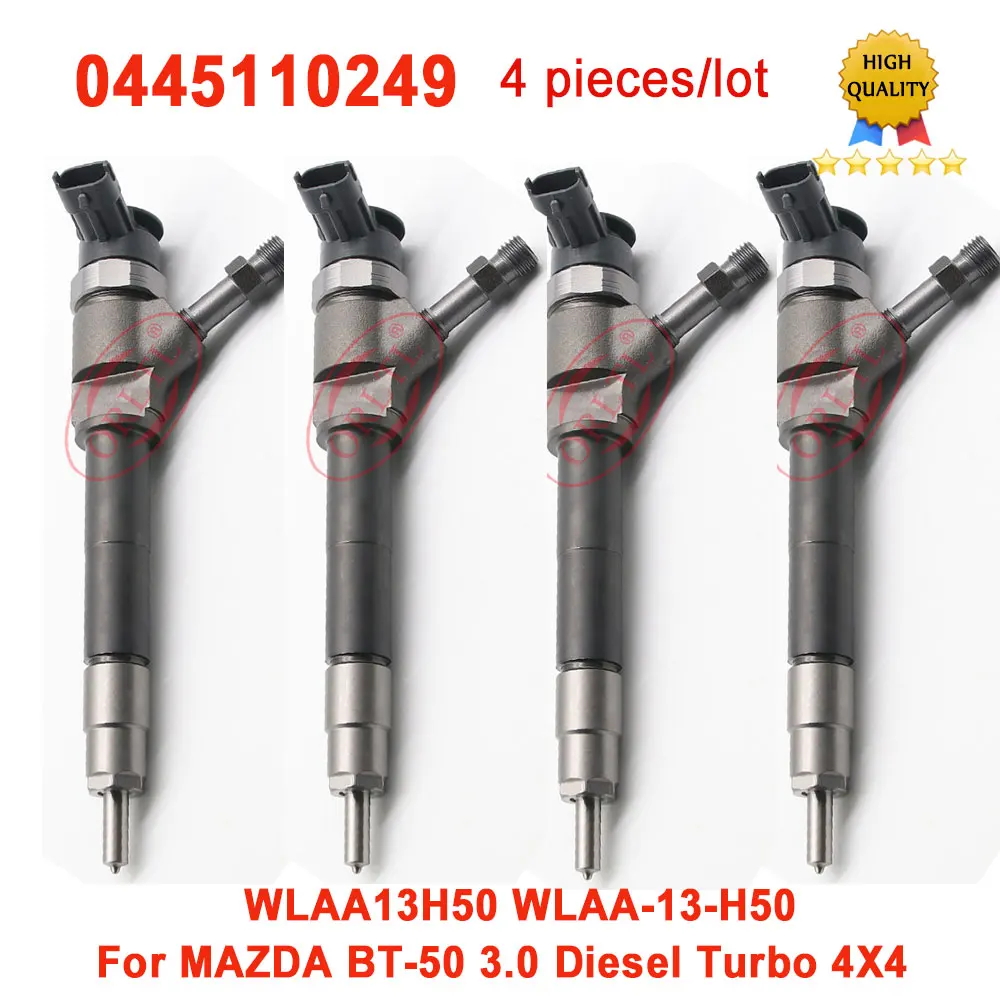 

ORLTL 0445110249 0986435178 0 445 110 249 Common Rail Fuel Diesel Injector For Ford Ranger 3.0D / Mazda BT-50 4pc/lot