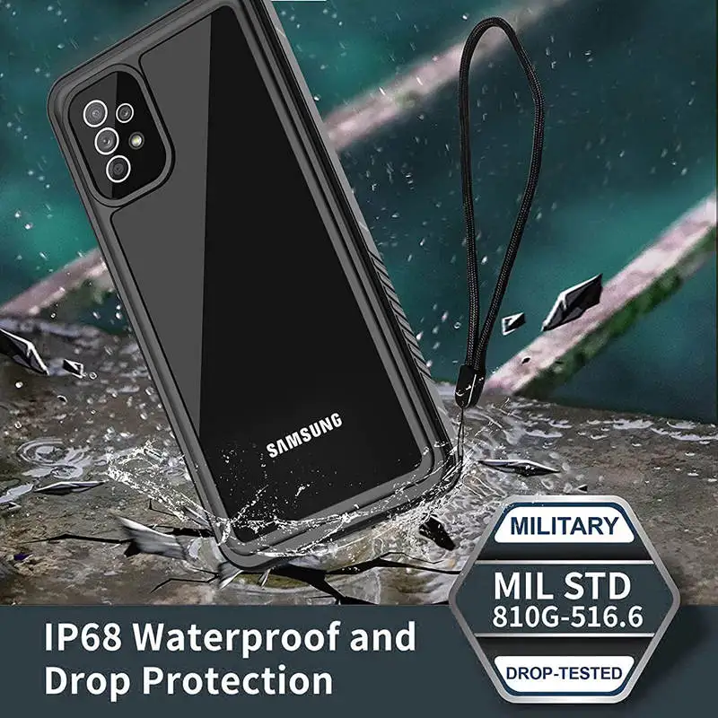 

IP68 Waterproof Case For Samsung Galaxy A72 S21 Ultra S20 Plus S10 S9 S8 Note 20 Ultra Note10 A51 S20FE Diving Swim Armor Cover