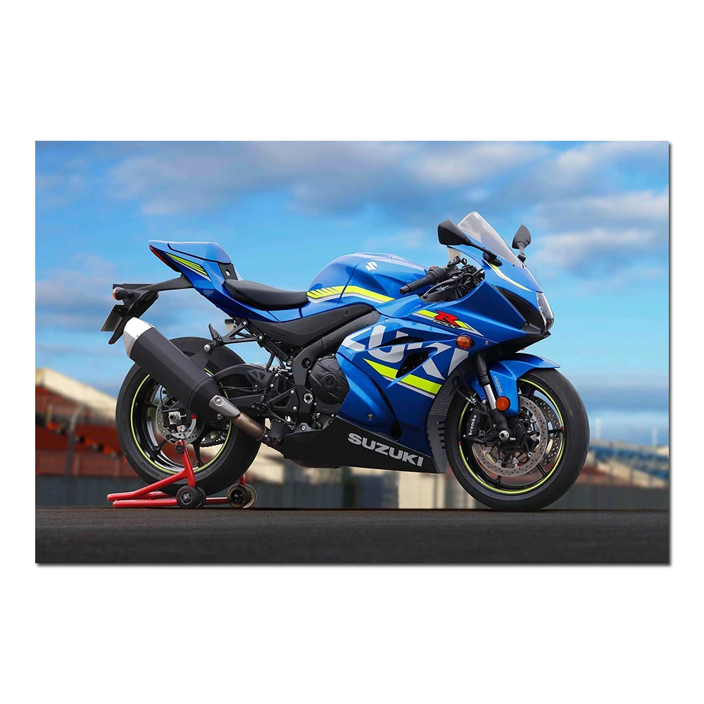 Modern Wall Art Posters Suzuki GSXR 1000 Motorcycle Picture Print Canvas Paintings for Living Room Decor