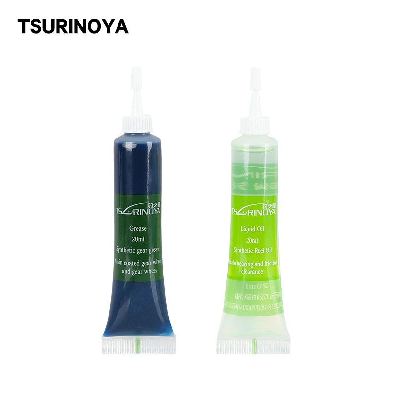 TSURINOYA-carrete de pesca para mantenimiento, aceite y grasa, rodamiento lubricante, engranaje protector, fundición de grasa, carrete giratorio