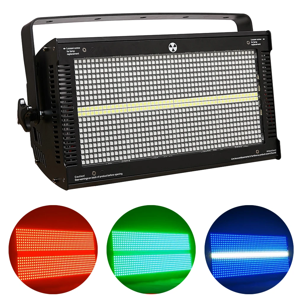 960 LED SMD 5050 DJ Strobe Light Voice Activated RGB Stage Flash Effect Lighting Party Festa Disco Stroboscope DMX512 Control