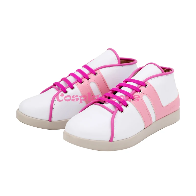 CosplayLove OW Spiel Dva Hana Song Academy D.Va Weiß Rosa Cosplay Schuhe Lange Stiefel Leder Nach Maß