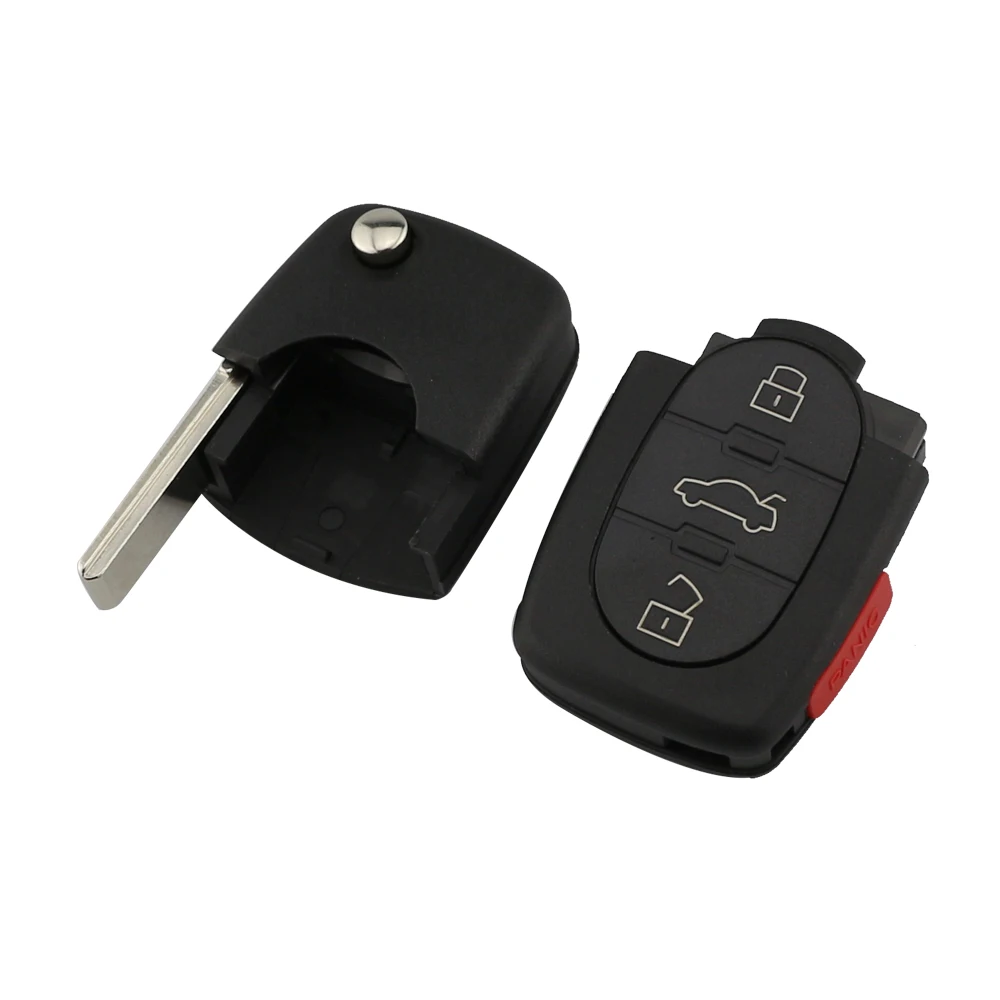 YIQIXIN 3+1 Buttons 315Mhz Flip Remote Car Key ID48 Chip For Audi A3 A4 A6 A8 TT Allroad Quattro 4D0837231M 4D0837231P Smart Fob