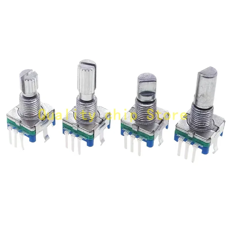 

5PCS Half / Plum axis rotary encoder handle length 15mm / 20mm code switch/EC11/ digital potentiometer with switch 5Pin