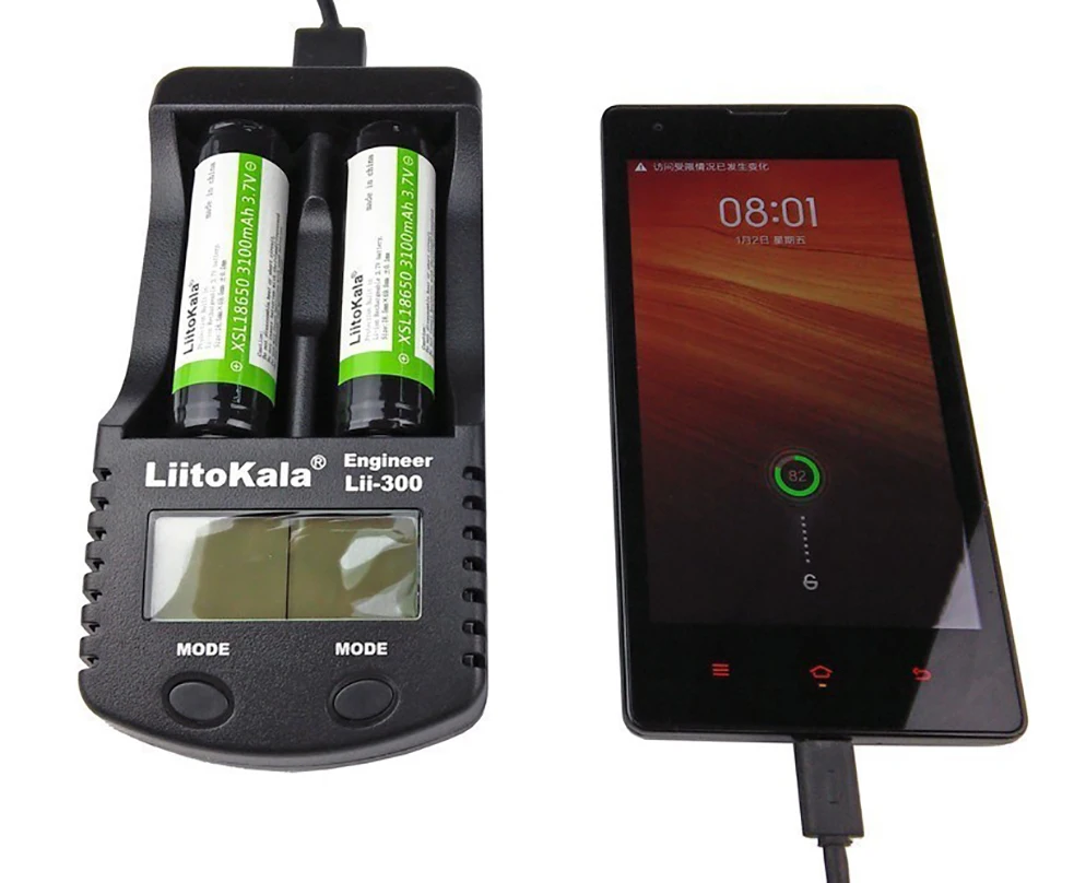 Liitokala Lii-300 lii300 inteligentny LCD uniwersalny 3.7V akumulator litowo-jonowy/1.2V NiMH AA AAA 10440 14500 16340 17335 17500 18650 baterii