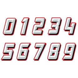 Reflecterende Motorfiets Stickers Racing Auto Tank Faring Doos Nummer Decals Accessoires Voor Honda Kawasaki Suzuki Yamaha Aprilia Ktm