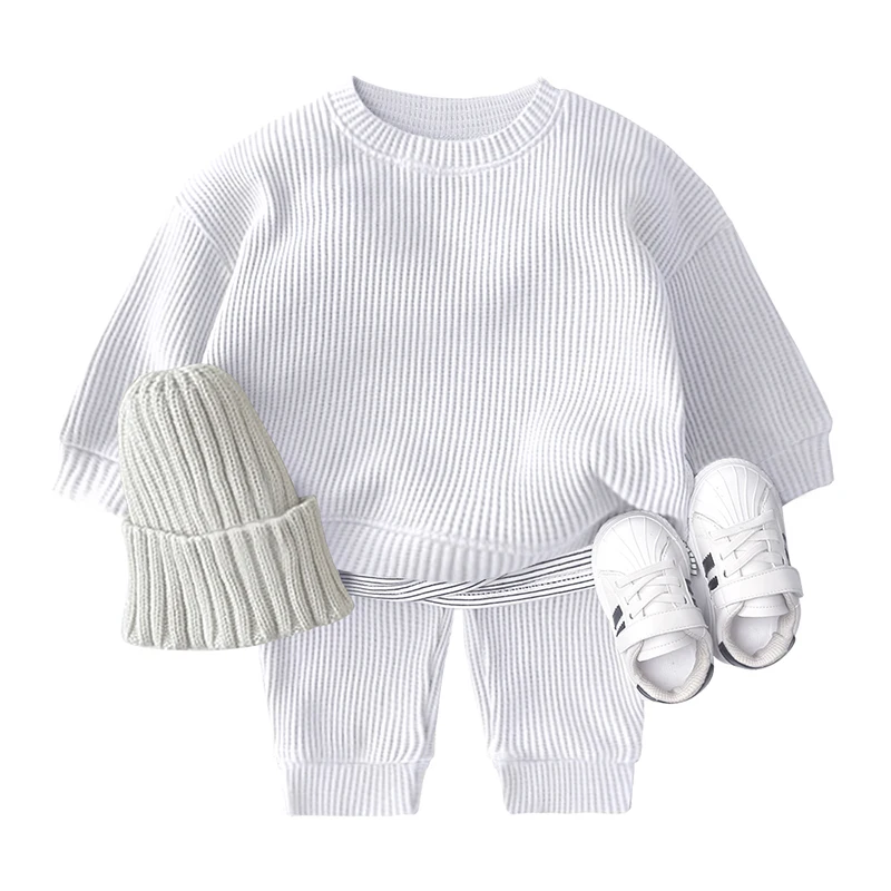 2026 kinder Kleidung Baby Mädchen Junge Outwear Sets Kinder Outfits Sport Sweatshirt Kleinkind 2 Stücke Koreanische Loungewear Pullover Anzüge – Detail 5