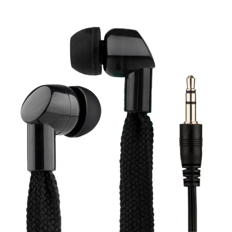 Shoelace Earphones Super Bass Stereo Headphones Headset Stereo Earbuds Running Earpieces High Quality