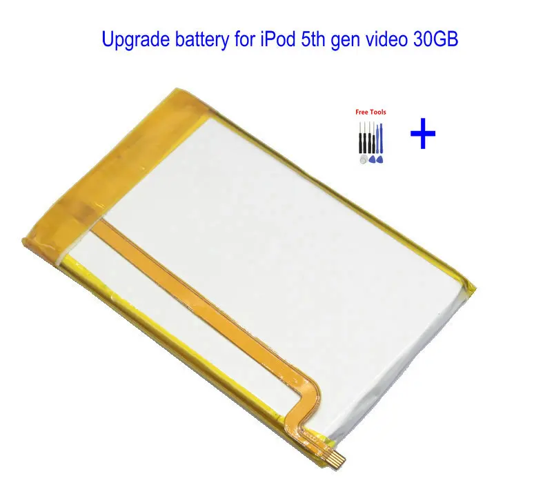 1 x 3000mAh SSD HD Upgrade battery For iPod 5th gen video 30gb iPod 6th gen classic 80gb 120gb 7th gen 160gb + Repair Tools kit