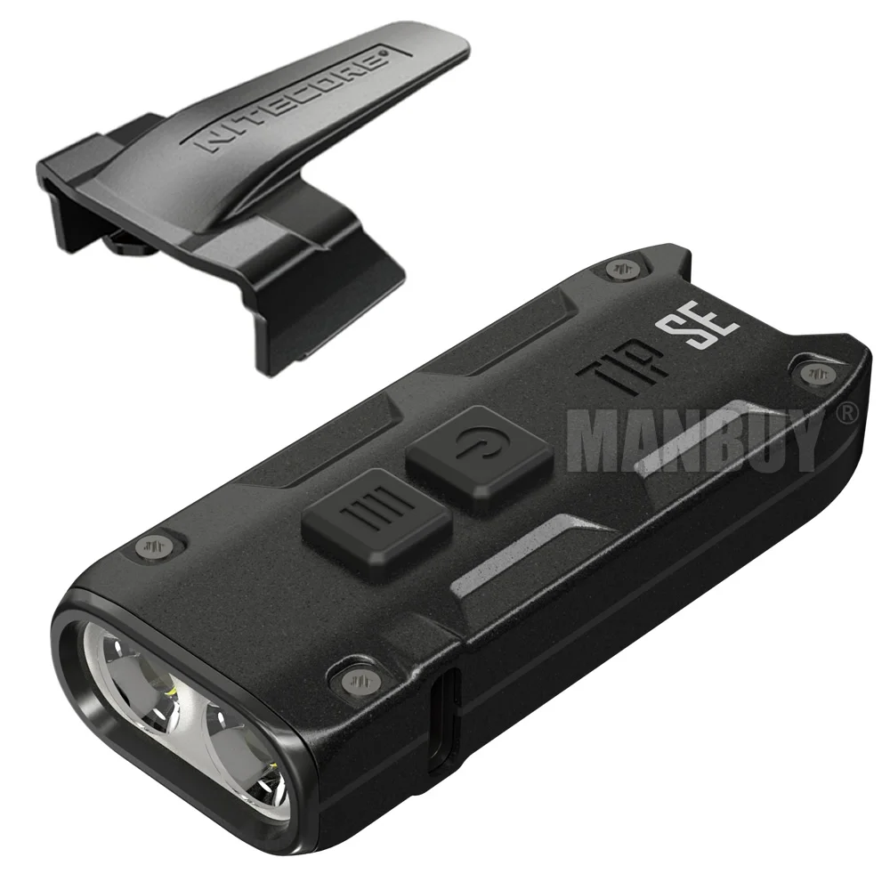 Imagem -04 - Nitecore Tip se Mini Metal Botão Chave Luz com Clip Tocha de Bolso Usb Lanterna Recarregável 700lms 2x p8 Leds Edc tipo c 2024