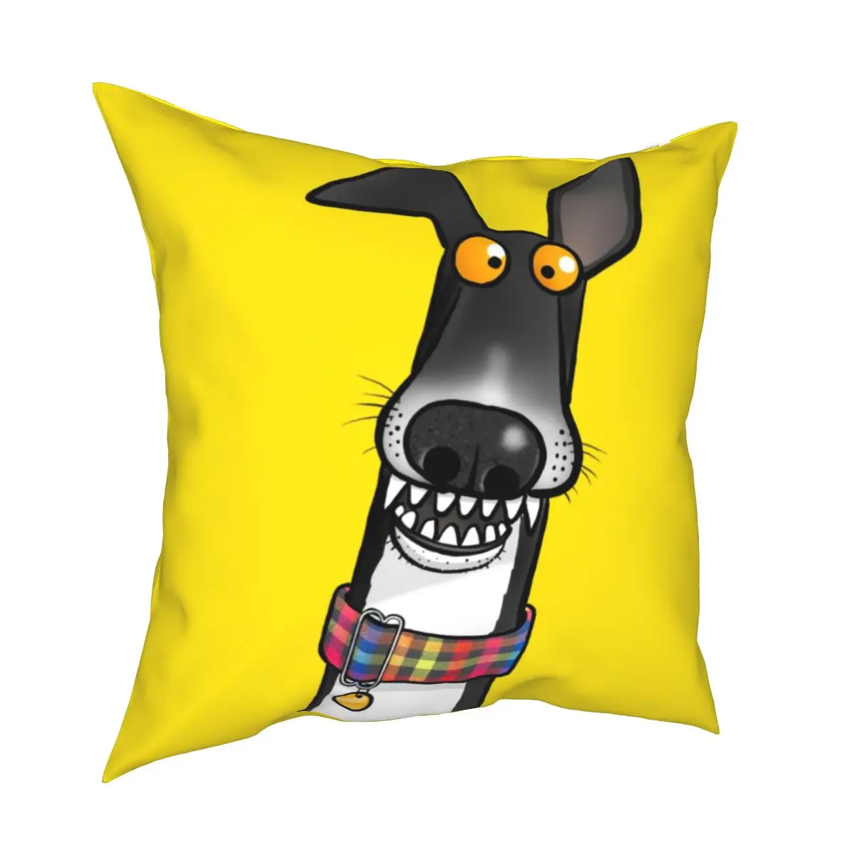 Teefs Pillowcases Couch Greyhound Skipworth Whippet Lurcher Dog Galgo Cushion Case Cute Pillow Cover 45*45cm