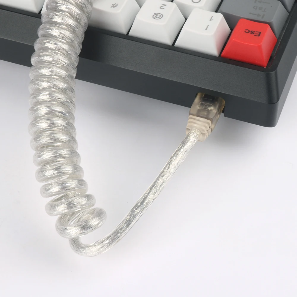 LINDY-GH60 Mechanical Keyboard Cable Wire Mini USB Port for Poker 2  DIY Kit