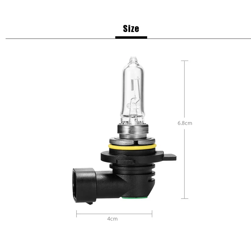 Philips 9012 HIR2 12V 55W PX22d Standard Auto Headlight Halogen DRL Car Original Lamp ECE Approve 9012C1, 1X