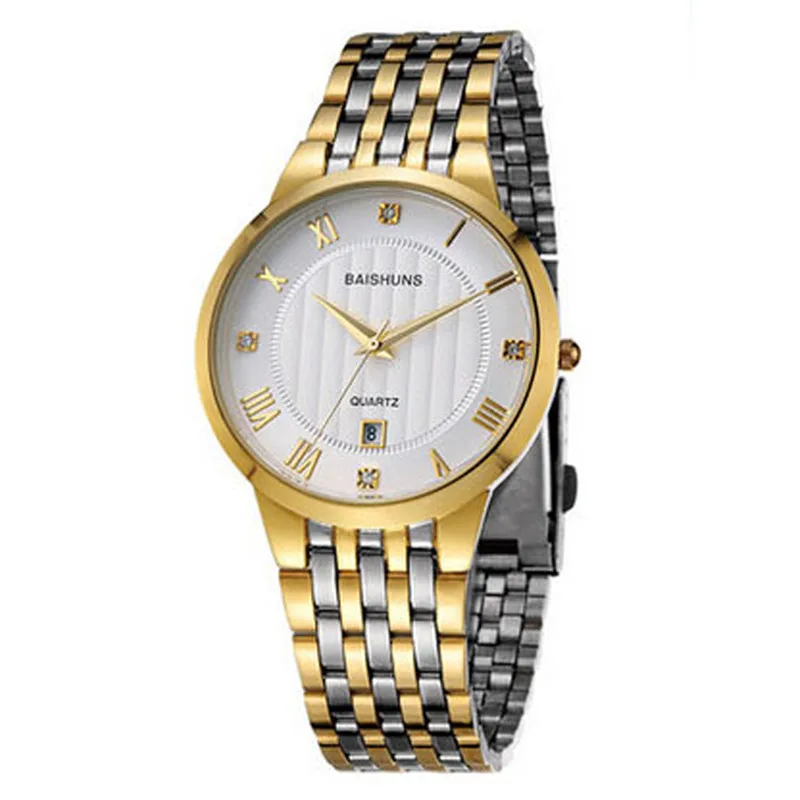 2018 Hot Sale Men Watches Stainless steel Watch Mens Watches Top Brand Luxury Gold Watch Men Business Watch Man horloge mannen