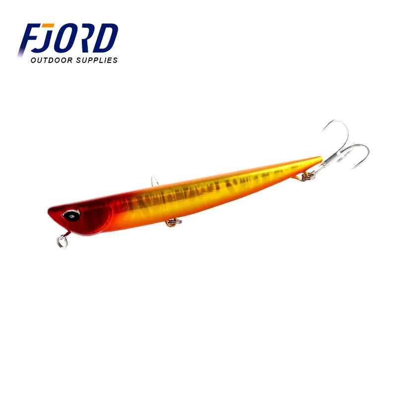 FJORD 100mm 20g Pencil Lure Sinking Fishing 3D Fish Eyes Treble Hook All Water Trout Catfish Carp Underwater Fishing Accessory