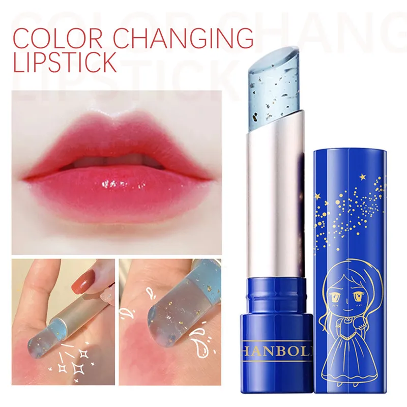 Star Brilliant Temperature Change Moisturizing Lipstick Crystal Jelly Durable Nutrition Lipstick Waterproof Lipstick New ﻿