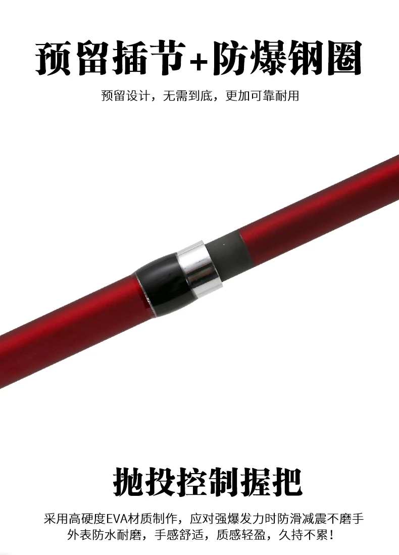 NEUE MADMOUSE POWER SURF 3-teilige Angelrute mit Fuji-Teilen, Hochkarbon, 4,20m, Surf-Angelrute, Wurfgewicht 100-350g, Japanische Qualität, Spinnruten – Detail 11