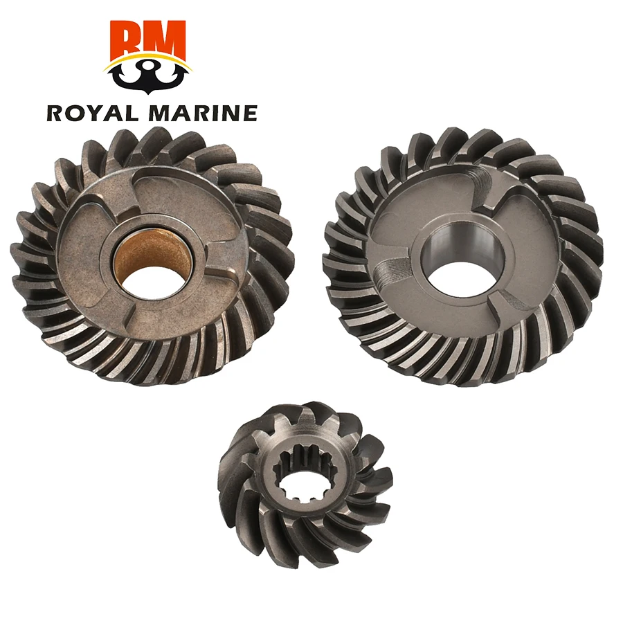 Outboard Engine Gear Set for Tohatsu 2 stoke 18HP 350-64020-0 Pinion & 350-64030-0 Reverse & 350-64010-0 Forward Gear  3 piece