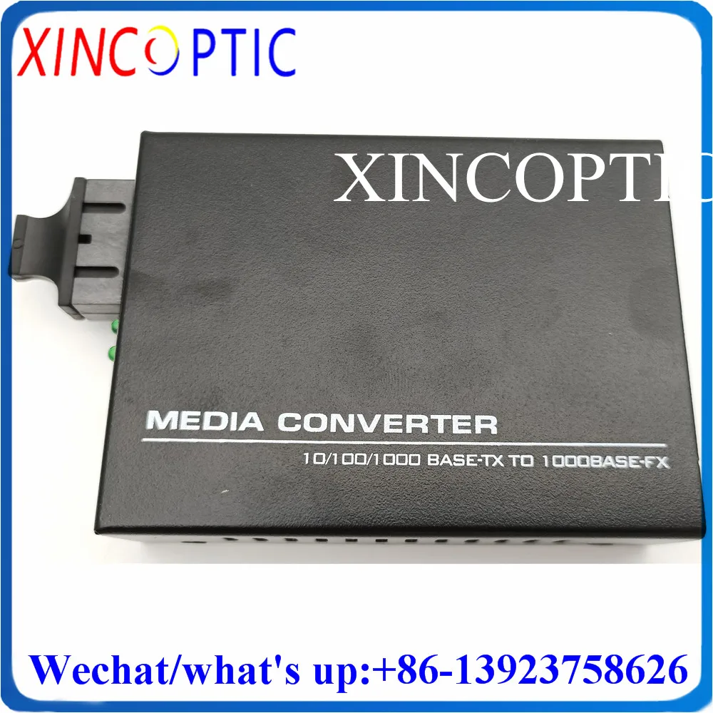 1310nm 40KM Gigabit Media Converter Fiber Optic to Rj45 SingleMode Dual Fibra 10/100/1000M SM Ethernet Switch Transceiver