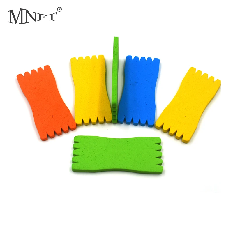 

MNFT 120Pcs/Lot Fishing Line Plate Winding Board EVA Foam Wrapper Hanging Fishing Gear Winding Trace Wire Holder