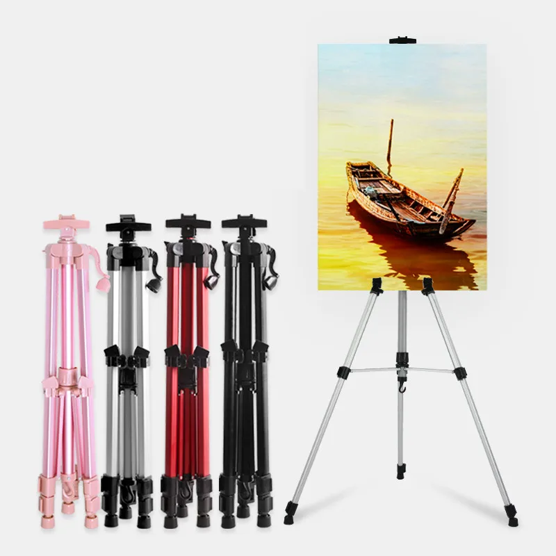 

Portable Easel Telescopic Caballet Sketch Drawing Easel Multi-function Aluminum Hand-crank Oil Paint Caballete De Pintura