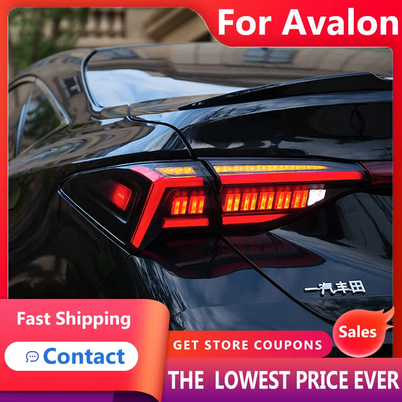 HANA Tail Lamp for Toyota Avalon Tail Lights 2018-2019 Avalon LED Tail Light Dynamic Signal Rear Lamp Auto Accesories