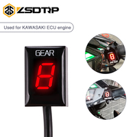 ZSDTRP New 1PC Motorcycle Red Green Blue LED Digital Gear Dispalay Indicator For Kawasaki Z300 ER6N Ninja 300 Z1000 Z800 Z750