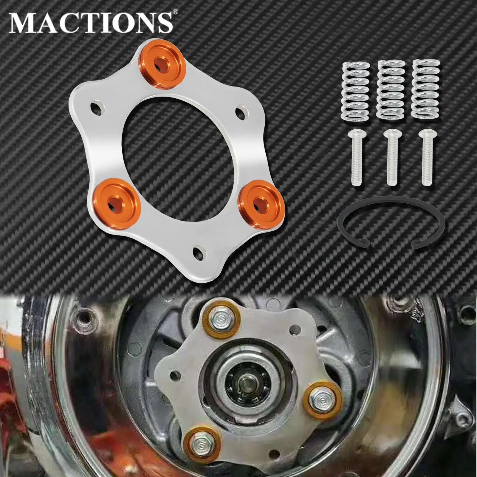 

Motorcycle Steel Clutch Release Kits Chrome Fit For Harley Touring Road King Electra Street Glide FLHX FLHR 2017-2020 CVO 14-up