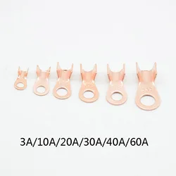 Terminal OT Series 3A/10A/20A/A30A/40A/60A Splice Wire Dia Copper O shape Circular Naked Battery Cable Connector Open Lug