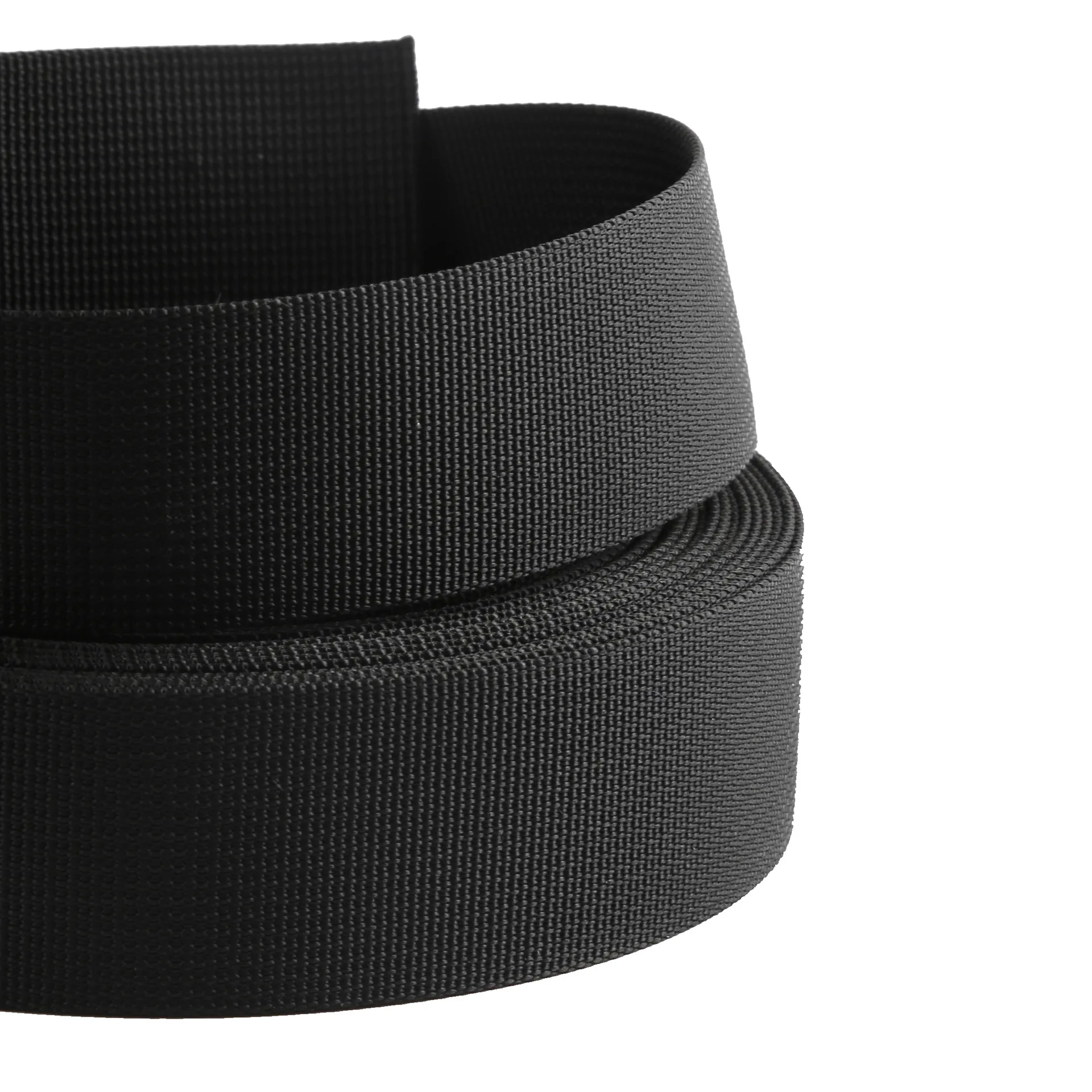 25/30/38/50mm Width Black Plain Strap Nylon Webbing Backpack Safety Belt Band DIY Pet Rope Sewing Webbing