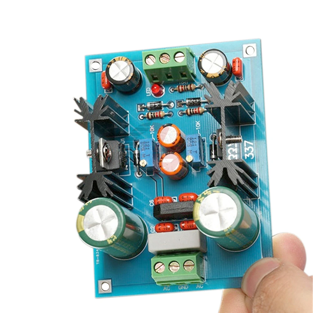 DC 1.25-37V LM317 LM337 Adjustable Filtering Power Supply Module DIY Kits AC/DC Voltage Regulator