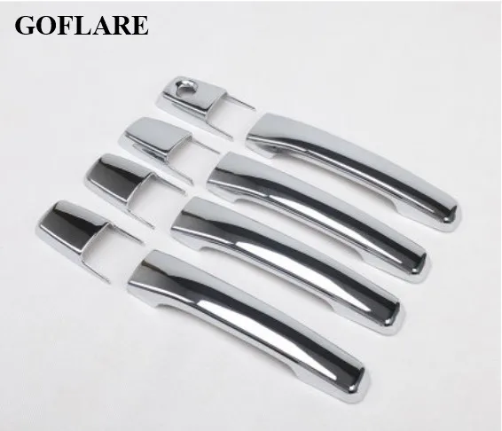 chrome car door handle bowl cover trim panel for Mitsubishi Pajero 3 III V73 V75 V77 2001 2002 2003 2004 2005 2008 accessories