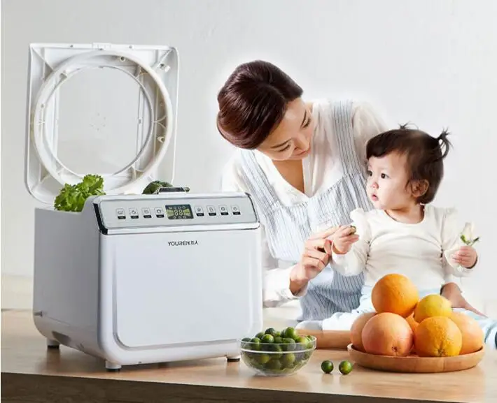 x60 household fruit and vegetable washing machine, plasma + active oxygen vegetables and fruits to remove residue, food purifier