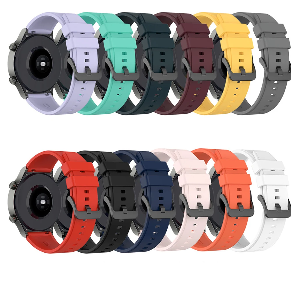 Belt Silicone Band Strap For Huawei Watch GT 2 pro original SmartBand WristBand for Samsung Galaxy Watch 3 45mm / 46mm Bracelet