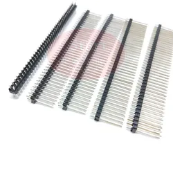 2.54mm double Row Male 2 * 40P Breakaway PCB Board Pin Header Long 11/15/17/19/21/25/30mm Connector Strip Pinheader For Arduino