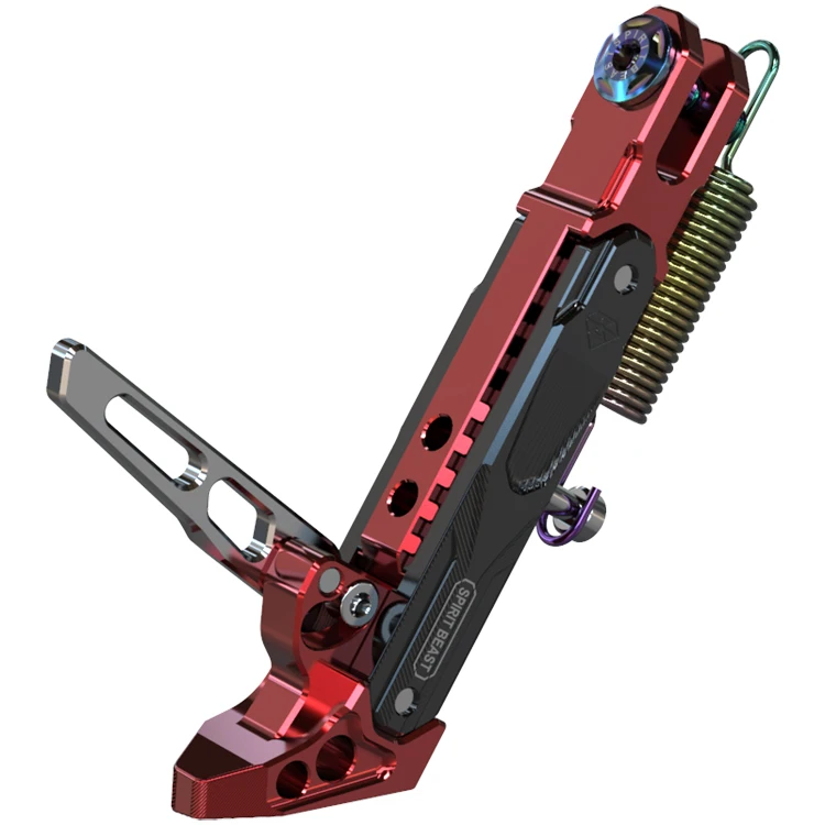 Motorcycle support side frame adjustable high side support scooter side stand Side Kick Bracket For Honda Suzuki Yamaha BMW