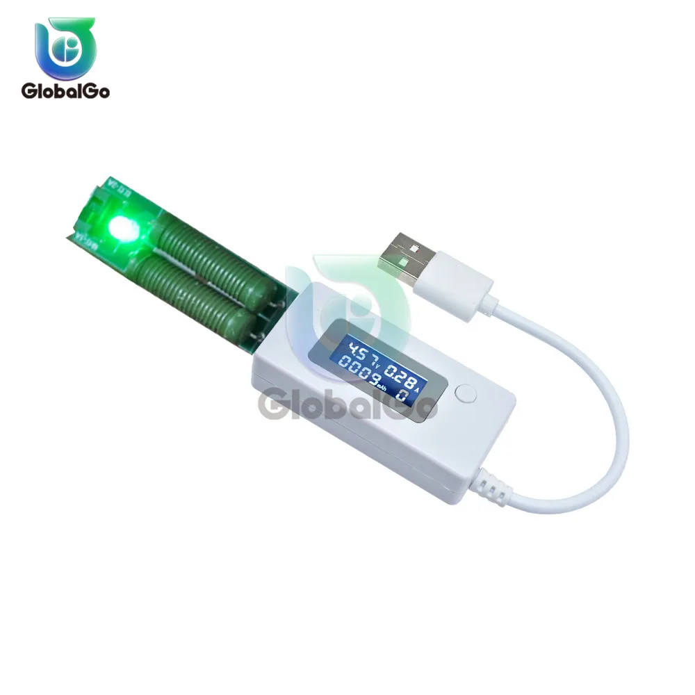 USB Current Voltage Capacity Tester Volt Current Voltage Detect Charger Capacity Tester Meter Mobile Power Detector Battery Test