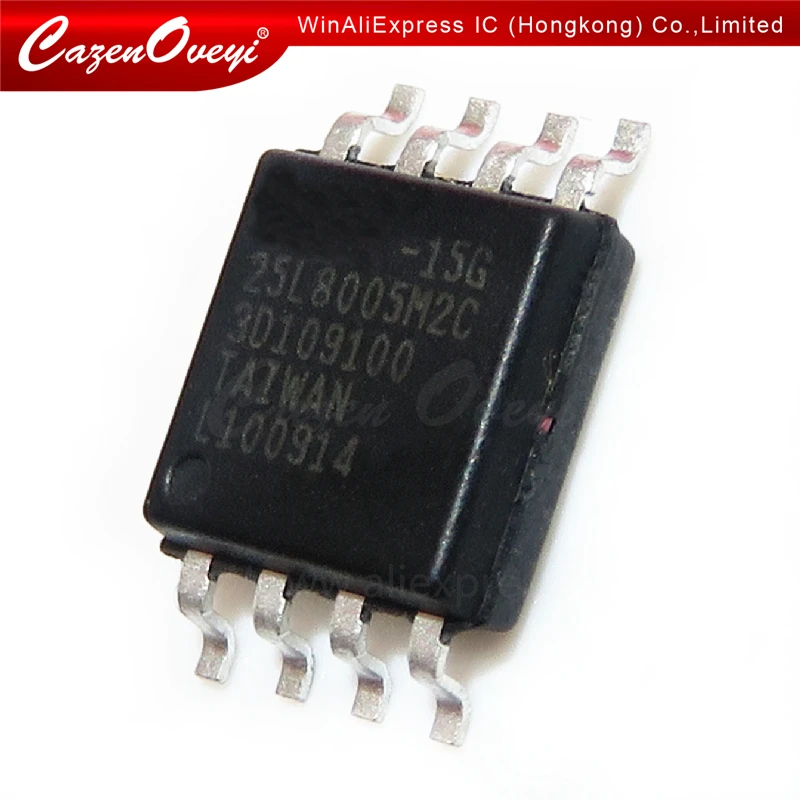 10pcs/lot MX25L8005M2C-15G MX25L8005 25L8005 SOP-8 In Stock