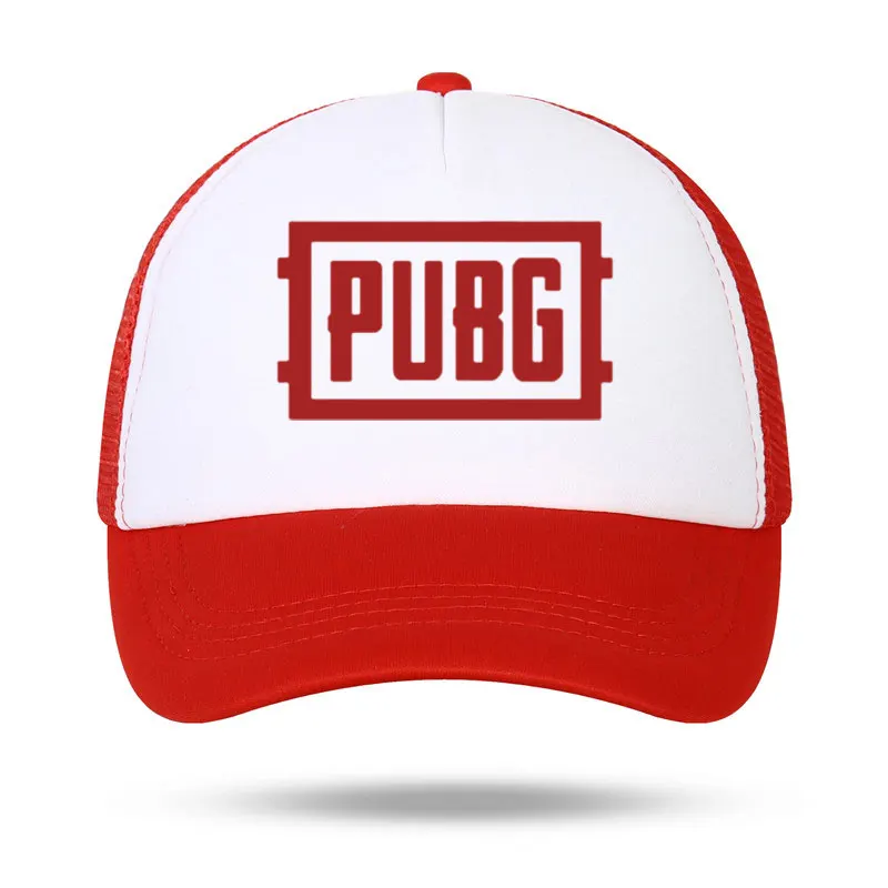 Game PUBG Hat Cosplay Prop Baseball Cap Print Unisex Women Men Parent-child Hats Mesh Visor Outdoor Sun Hat Adjustable Caps